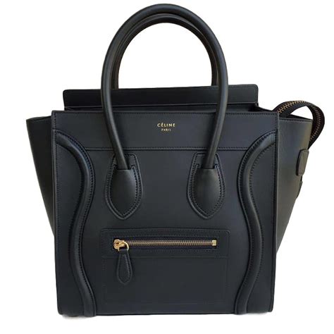 celine micro black bag|celine micro luggage.